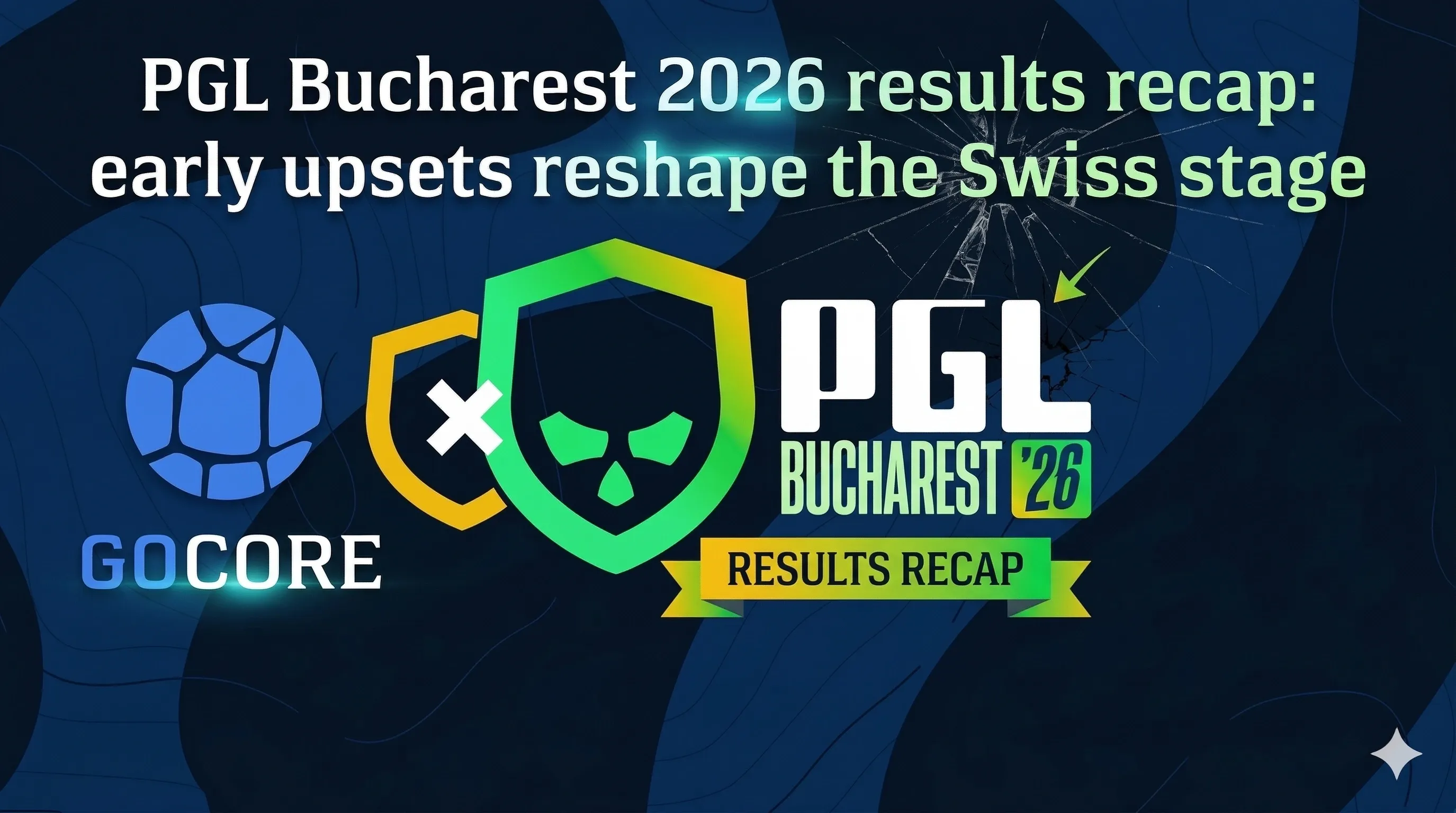 CS2 News: PGL Bucharest 2026 results recap, early upsets reshape the Swiss stage