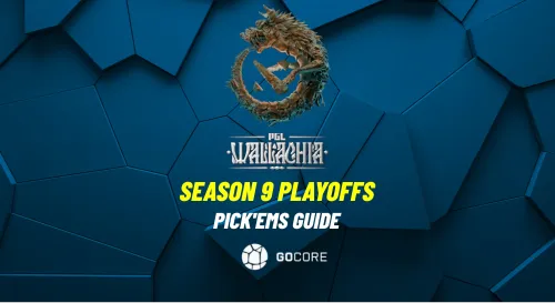 Eight teams remain at PGL Wallachia Season 9, and two rebuilt powerhouses stand between everyone else and the trophy. Here is GoCore's full playoff Pick'ems guide, from the first elimination series to the Grand Final.